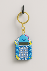 Брелок-калькулятор "Naughty little dinosaur", blue