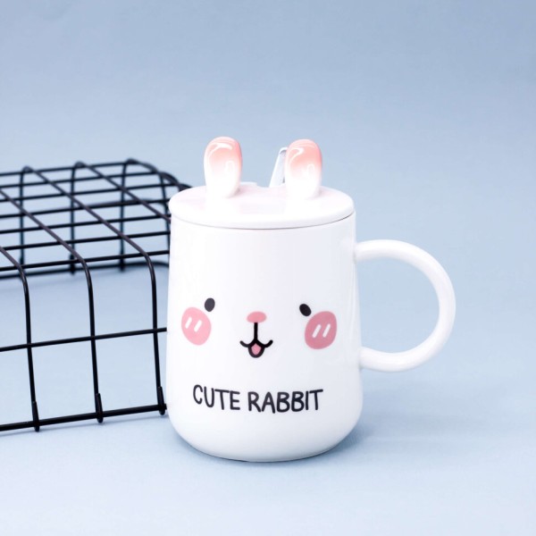 Кружка "Happy hare" cute (450ml) 
