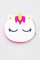 Кошелёк плюшевый "Unicorn", white (10,5*10,5 см)