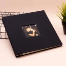 Фотоальбом с магнитными листами "Textile", black