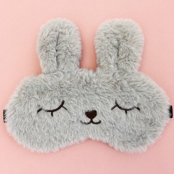 Маска для сна гелевая "Grey bunny" 