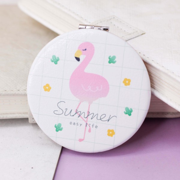 Зеркало "Flamingo summer one", white 