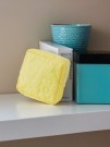 Дорожная мини-сумочка "Femininity" yellow, 12*12*4 см