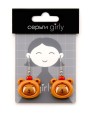 Серьги акриловые GIRLY "Capybara with an apple"