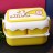 Ланчбокс «Happy banana», yellow (2500 мл)