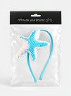 Ободок для волос GIRLY "Big star", blue