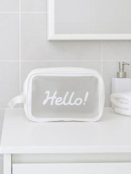 Косметичка "Hello", white (18х25х11 см)
