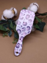 Расческа «Gray leopard print»