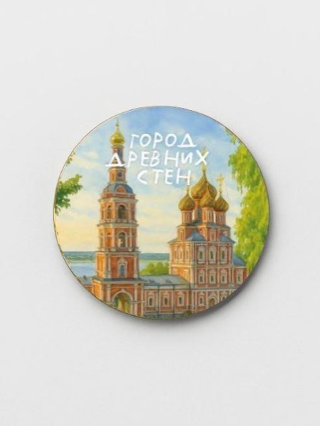 Значок ECO из дерева iLikeGift "Город древних стен" 