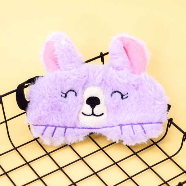 Маска для сна "Мишка", purple 