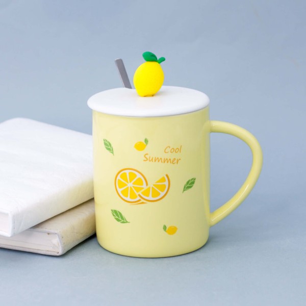Кружка "Lemon slice", yellow (380ml) 