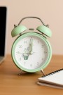 Часы-будильник "Image of cats", green (13х9,5 см)