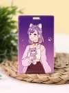 Держатель для карт Аниме "Cute cat Girl" (6,5 х 10,4 см)