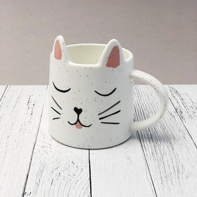 Кружка"Cute cat", white (350ml)