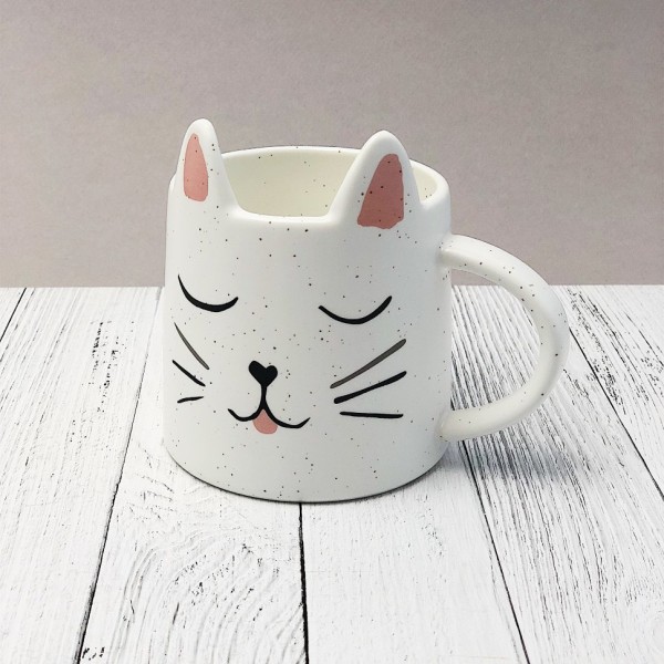 Кружка"Cute cat", white (350ml) 