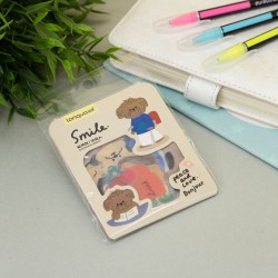 Наклейки "Smile dog", brown