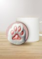 Подставка под горячее iLikeGift «Лапка белая», 9см