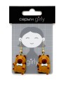 Серьги акриловые GIRLY "Capybara with decoration"