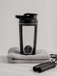 Спортивный шейкер "Frame", black (600 ml)