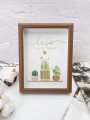 Фоторамка «Indoor plants», темное дерево (15*20 см)