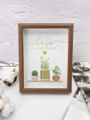 Фоторамка «Indoor plants», темное дерево (15*20 см)