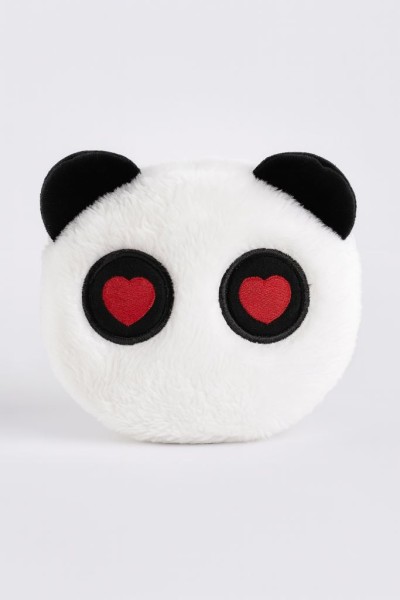 Кошелёк плюшевый "Panda", white (10*11 см) 