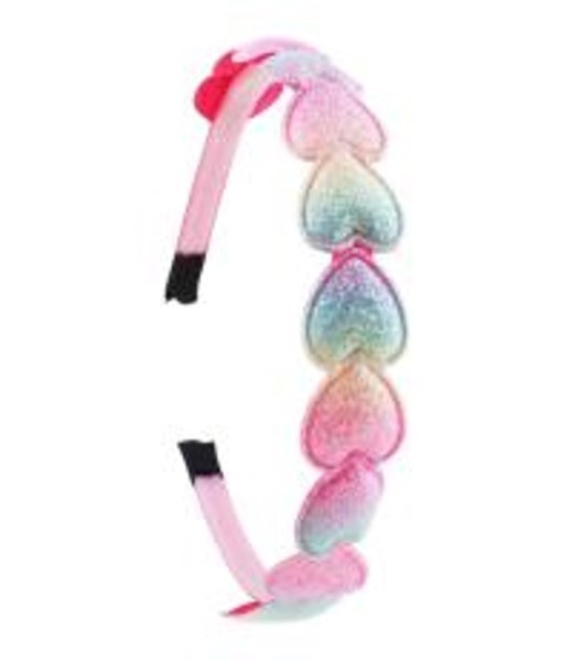 Ободок для волос GIRLY "Multicolored heart", colorful 