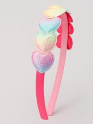 Ободок для волос GIRLY "Multicolored heart", colorful