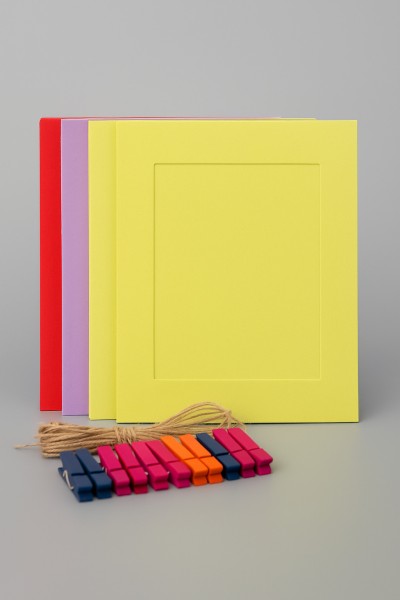 Крафтовые фоторамки 10 шт. "Vivid emotions" (15,5 х 11,5 см) 