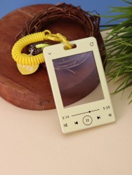 Футляр для карт с брелком "Forever song", yellow