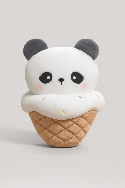 Мягкая игрушка "Panda ice cream", open mouth, 20 см 