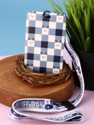 Футляр для карт на ленте "Nice day", cell
