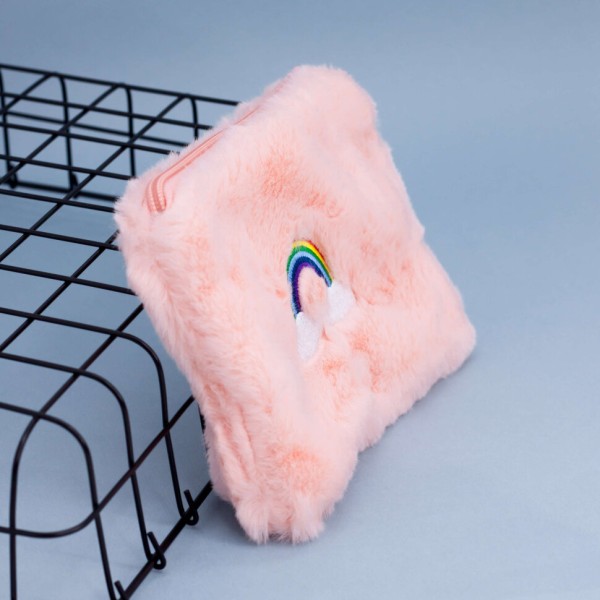 Кошелек "Plush rainbow", pink 