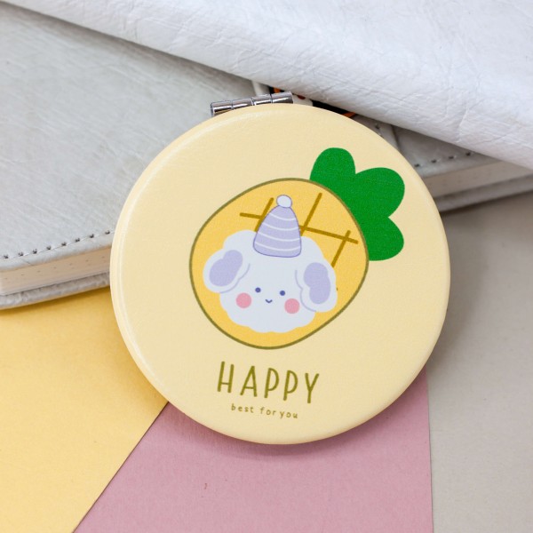 Зеркало "Happy lamb pineapple", yellow 