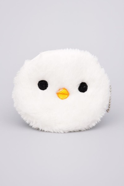 Кошелёк плюшевый "Ducking", white (10*11 см) 