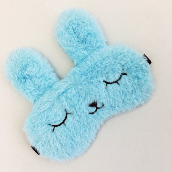 Маска для сна гелевая "Blue bunny" 
