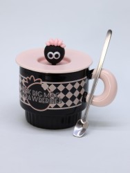 Кружка «Pink bic mac strawberry», black (350 ml)