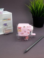 Точилка для карандашей механическая "Cuteness", pink