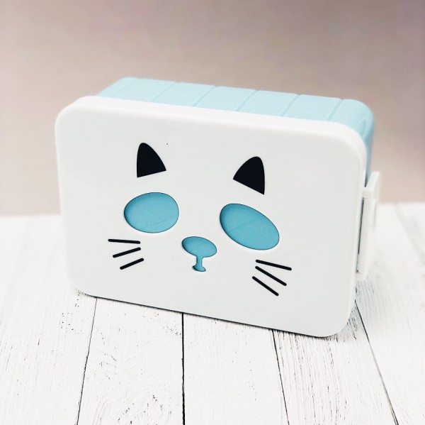 Ланчбокс "Cat", blue 