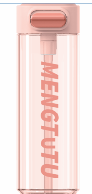 Спортивная бутылка «Mengtutu», pink (650 мл)