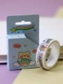 Декоративный скотч "Bear rainbow", blue