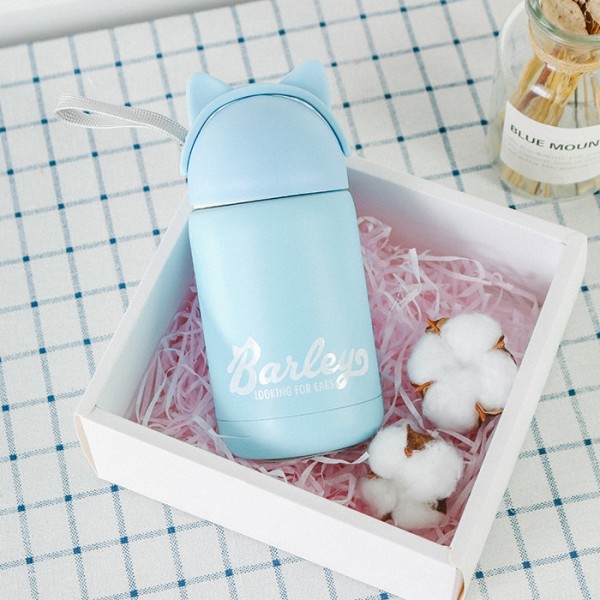 Термос "Cat", (260ml) blue 