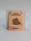 Значок металлический iLikeGift "Strawberry capybara"