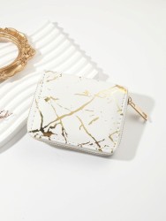 Кошелек "Marbleized purse", white (11*8,5 см)