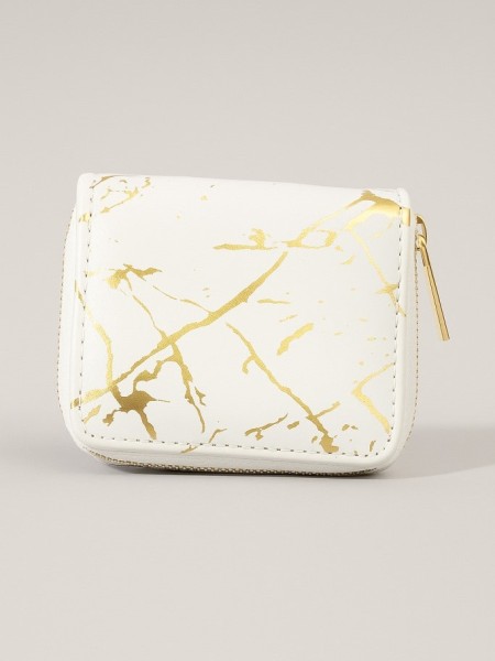 Кошелек "Marbleized purse", white (11*8,5 см) 