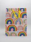 Пакет подарочный «Funny rainbow», yellow (32*42*11.5)