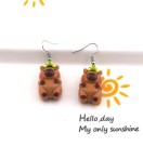 Серьги акриловые GIRLY "Capybara with turtle"
