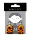 Серьги акриловые GIRLY "Capybara with turtle"