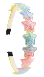 Ободок для волос GIRLY "Rainbow stars", colorful