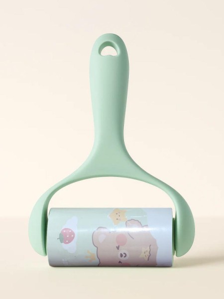 Ролик для чистки одежды iLikeGift "Green bear", 10 см*60 листов 
